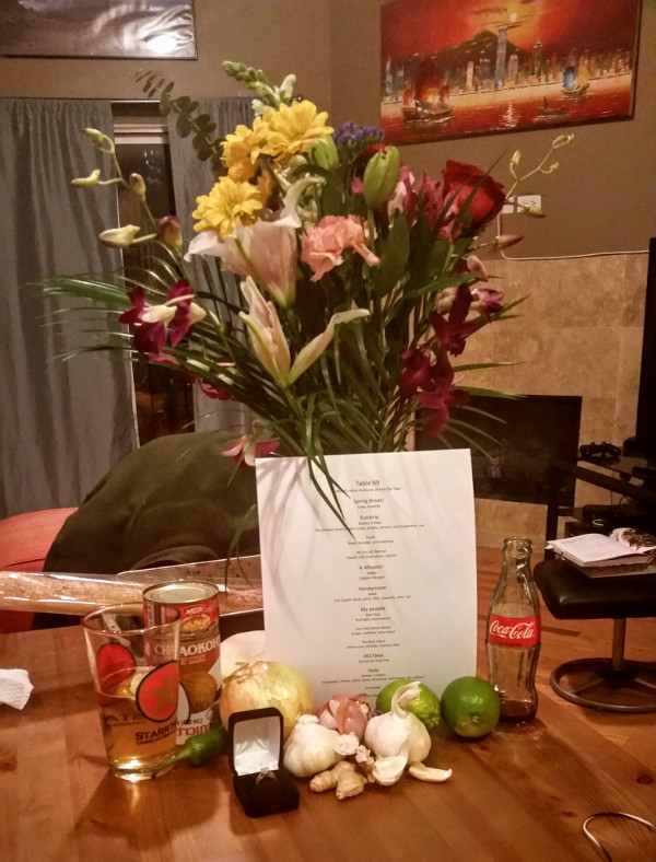 Jason's Proposal Dinner